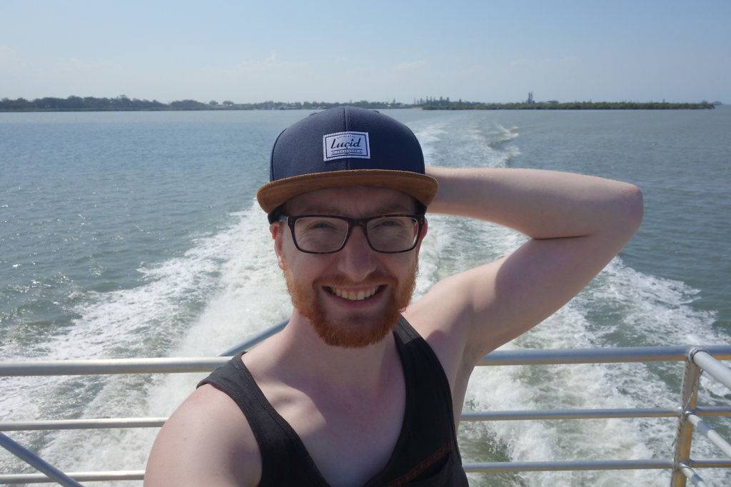 I'm on a boat!